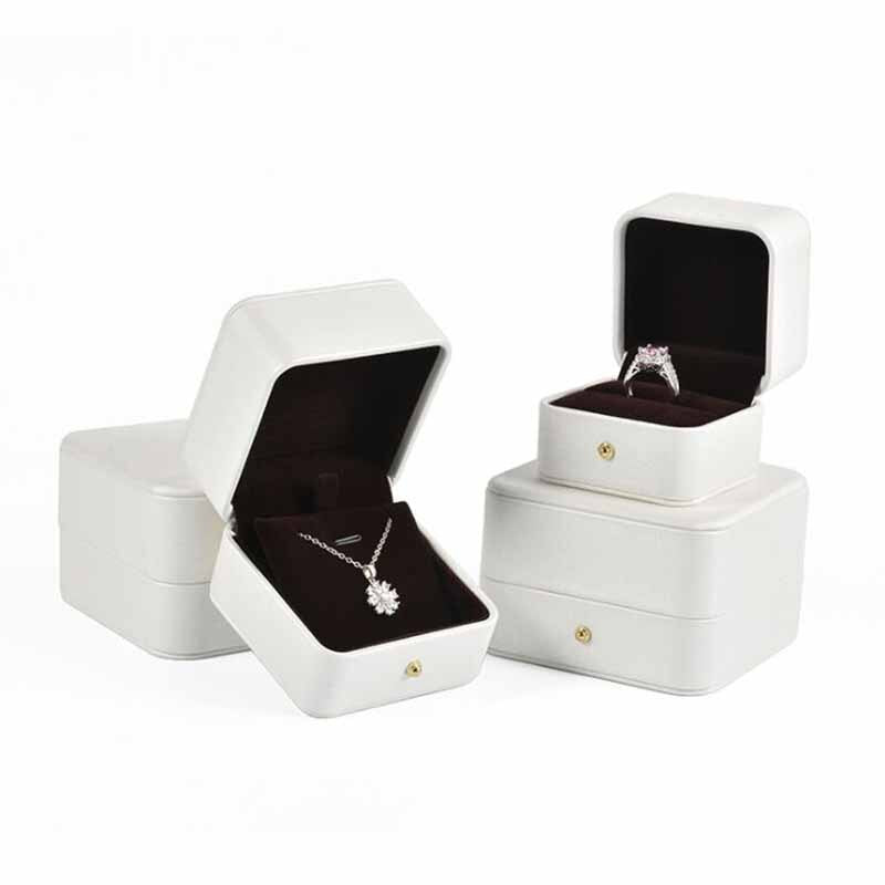 Boîte Bijoux Velours Luxe Coffret Bague Collier