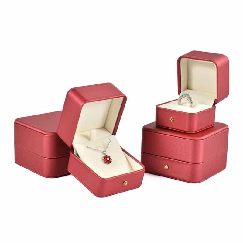Boîte Bijoux Velours Luxe Coffret Bague Collier