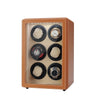Coffret Remontoir Montre Cuir 6 Places Automatique