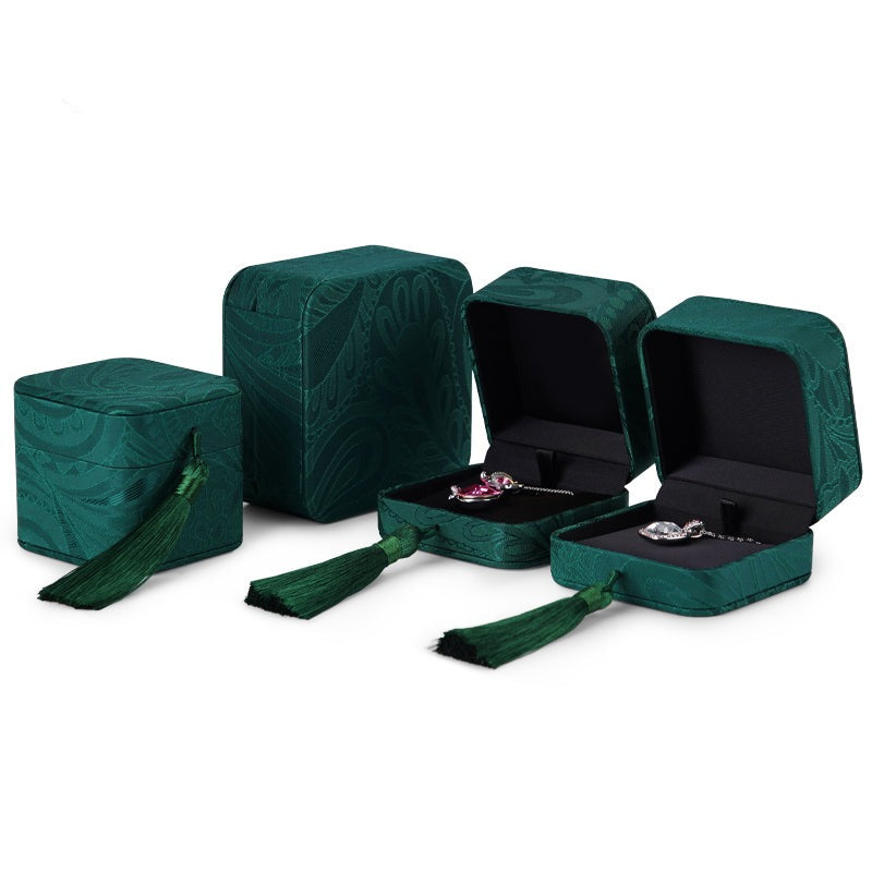 Boîte Bijoux Velours Coffret Exception Cadeau