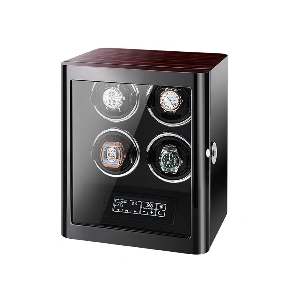 Remontoir Montre Bois 4 Slots Empreinte