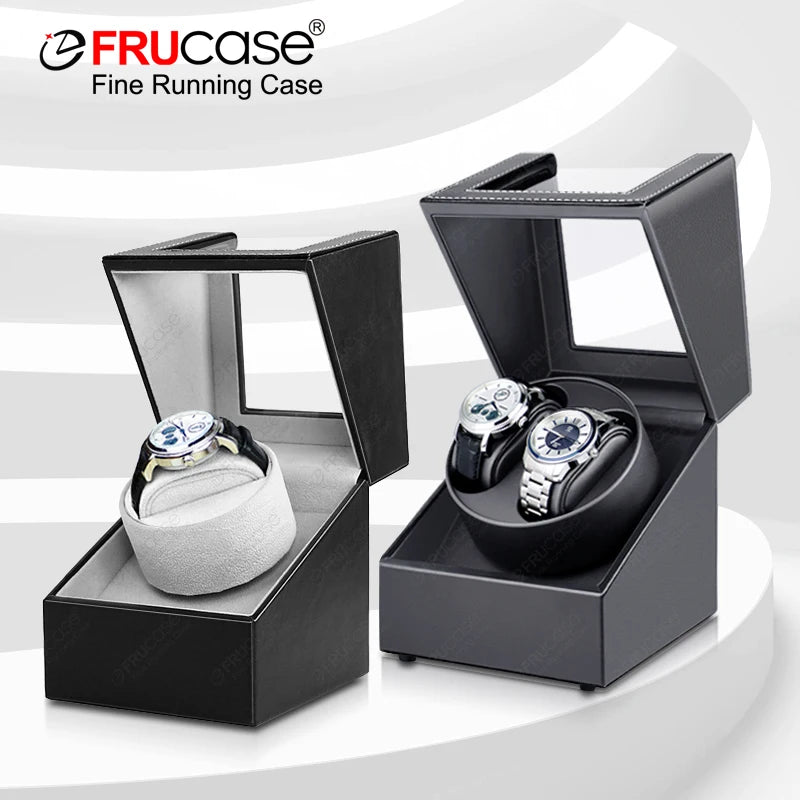 Remontoir Montre Automatique Cuir Mode Silencieux