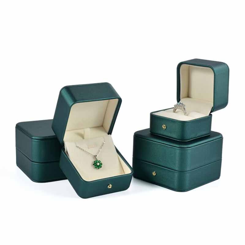Boîte Bijoux Velours Luxe Coffret Bague Collier