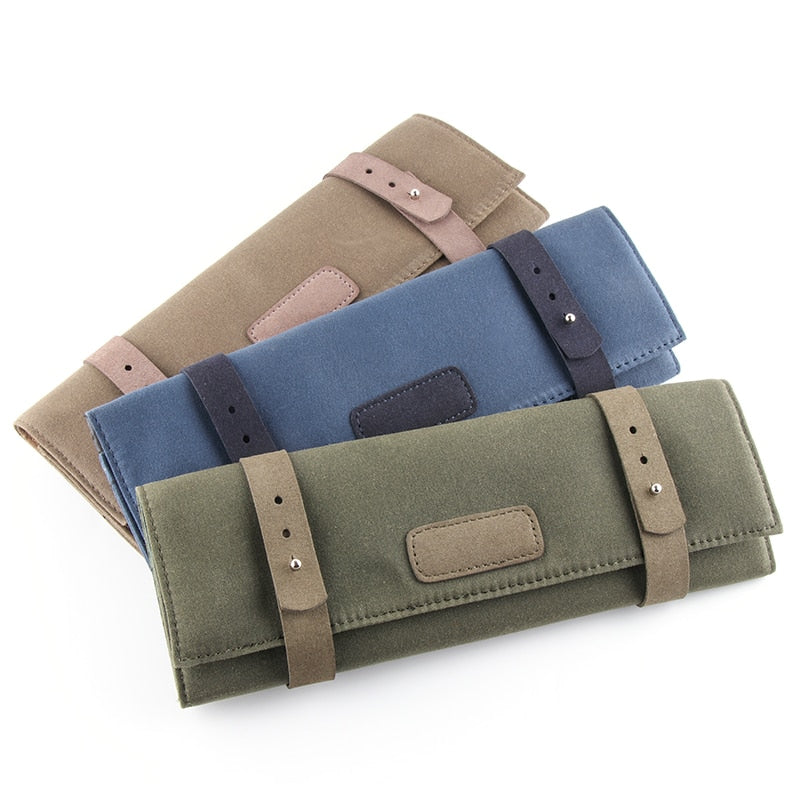 Trousse Voyage Montre Daim Anti Chocs 1 Place