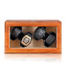 Remontoir Montre Bois 4 Places Beige LED