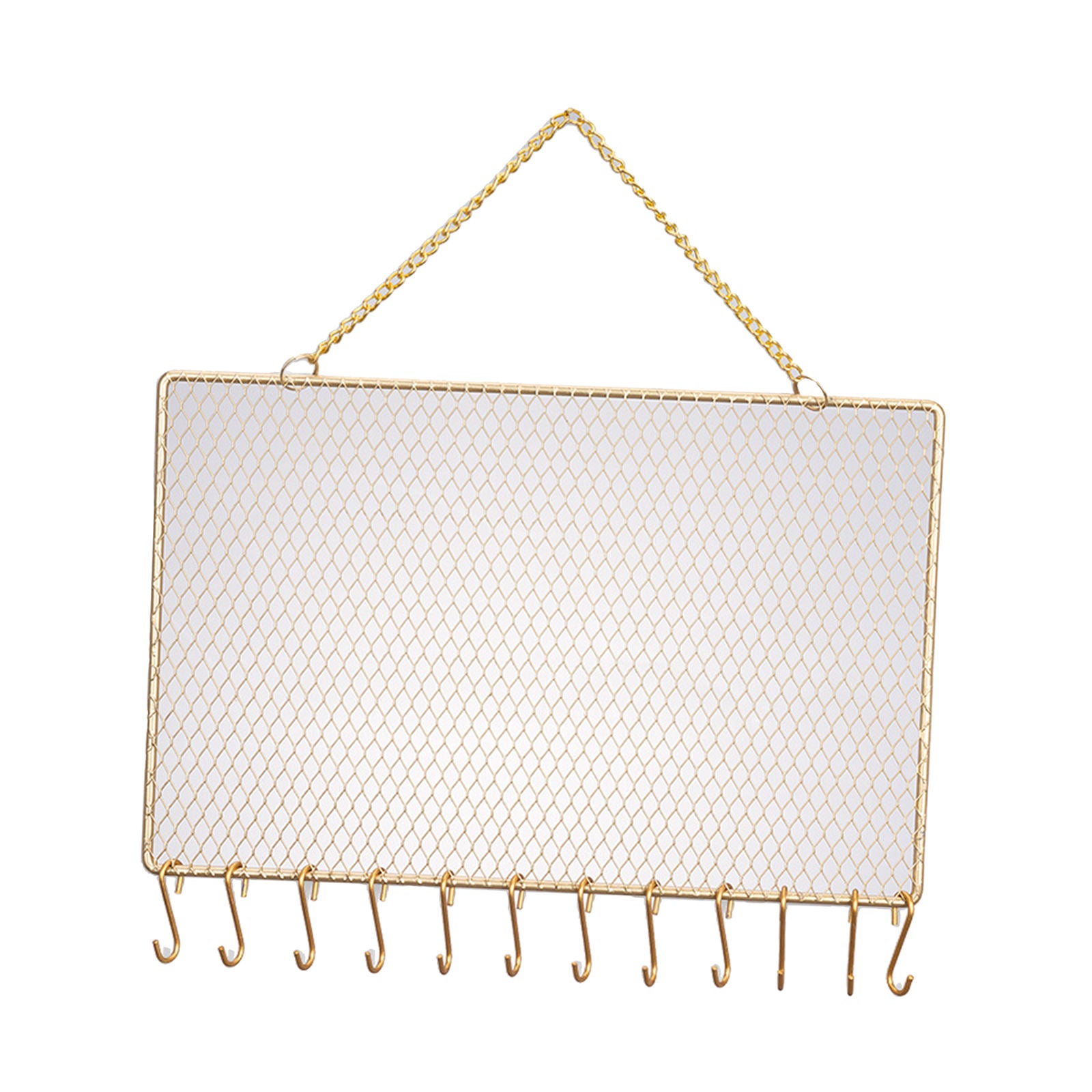 Présentoir Bijoux Métal Grille Mural