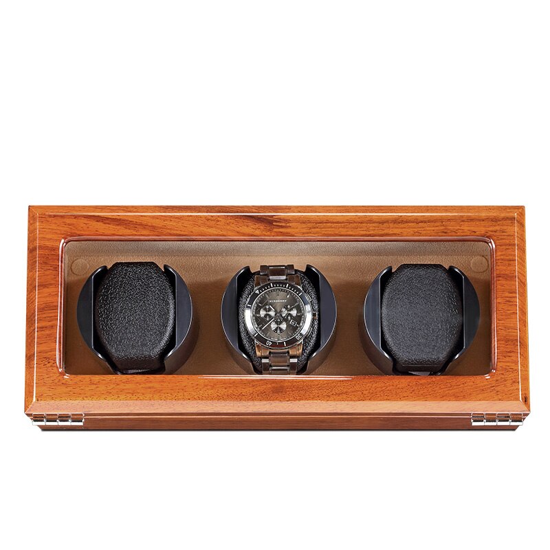 Remontoir Montre Bois 3 Slots Électrique