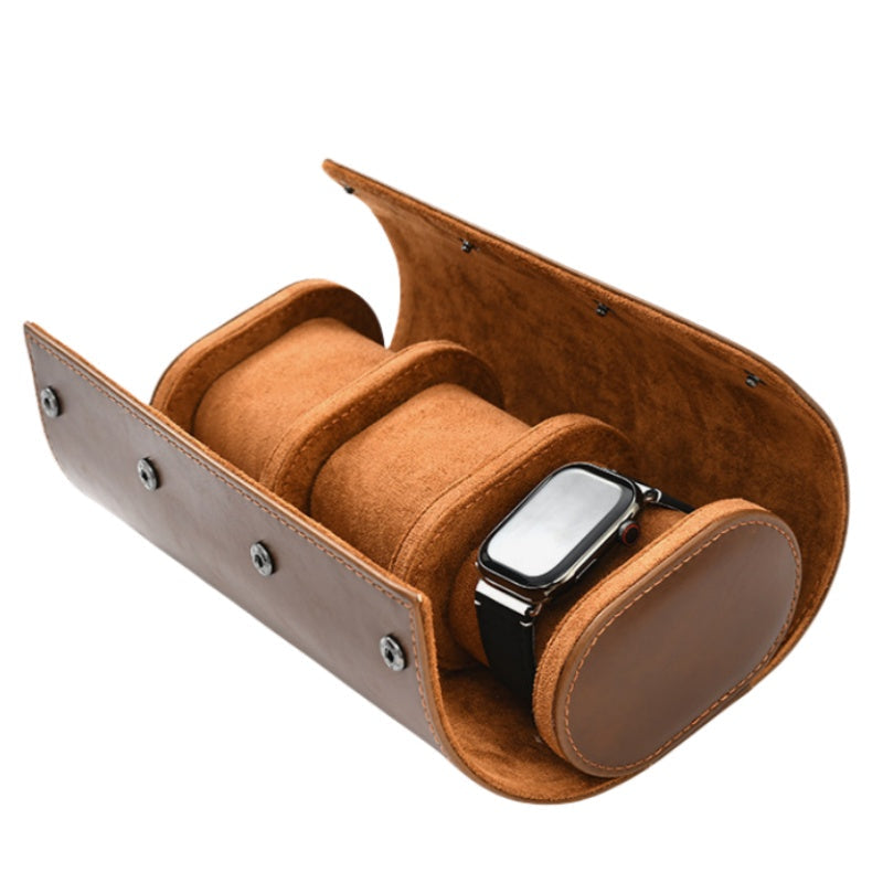Étui Montre Cuir 3 Places Nomade Trio