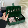 Boîte Bijoux Velours Voyage Compacte Portable
