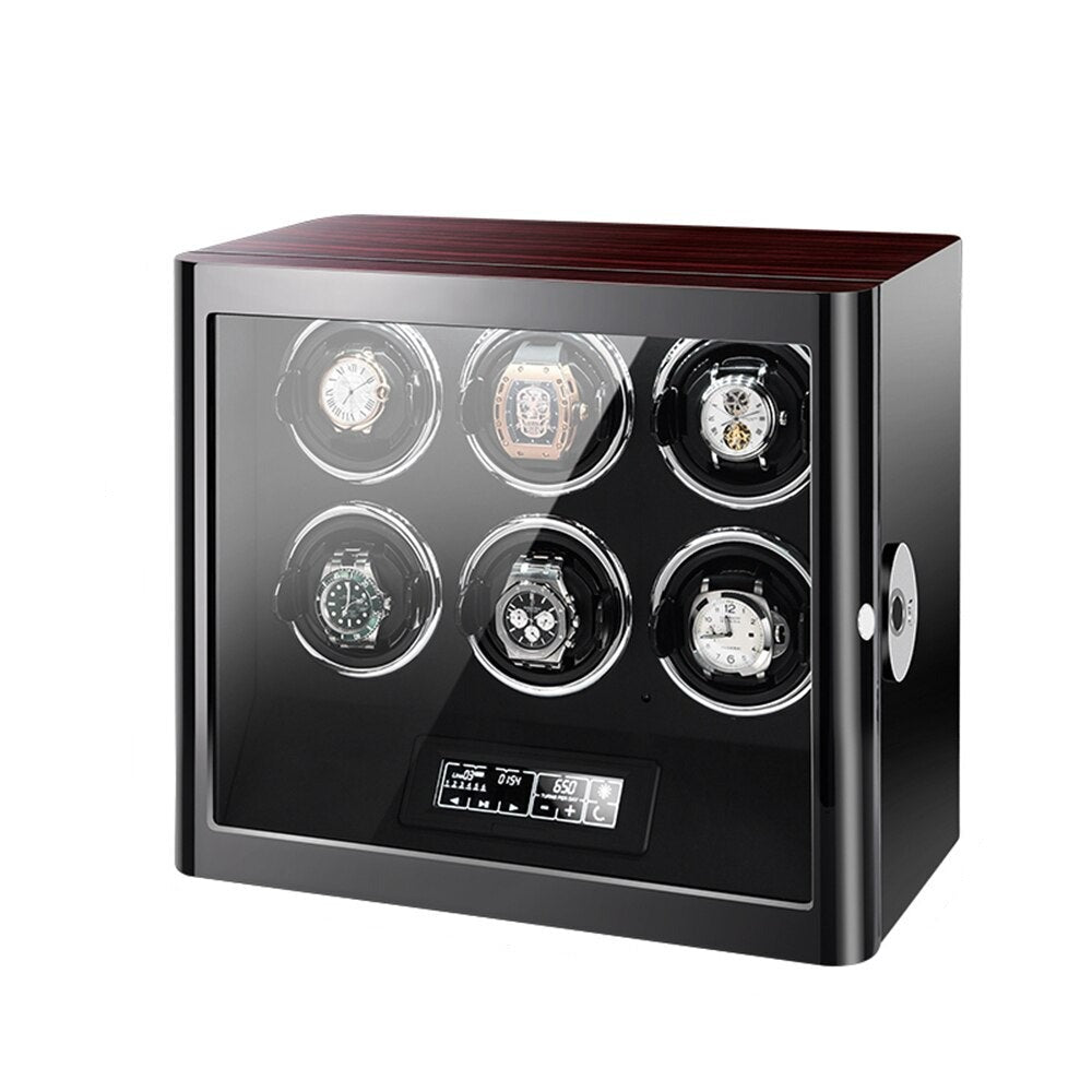 Remontoir Montre Bois 6 Slots Empreinte
