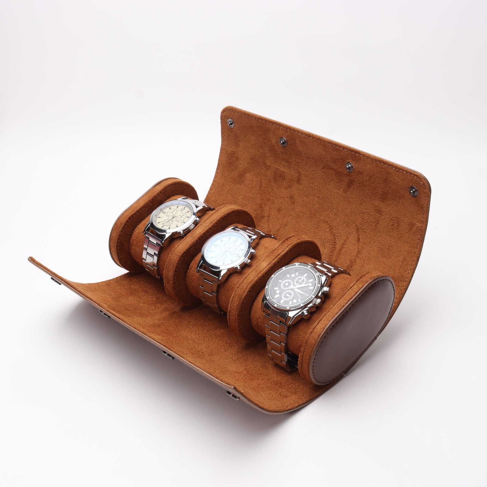 Étui Montre Cuir 3 Places Nomade Trio