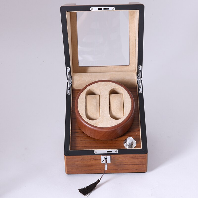 Remontoir Double Montre Bois Velours