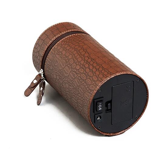 Remontoir Montre Voyage Cuir Luxe