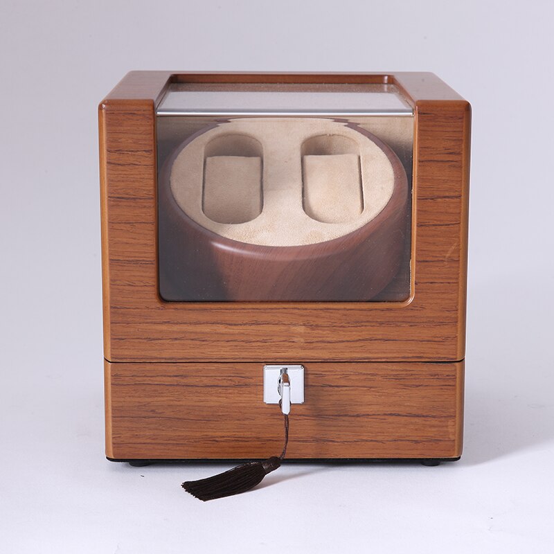 Remontoir Double Montre Bois Velours