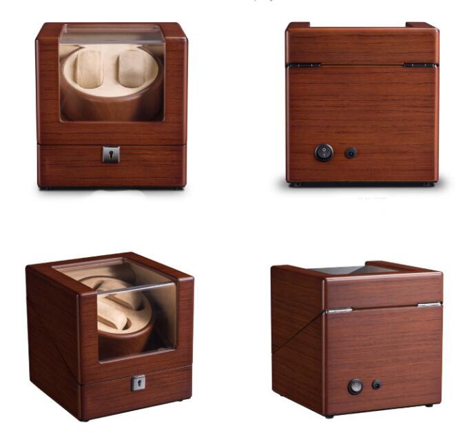 Remontoir Double Montre Bois Velours
