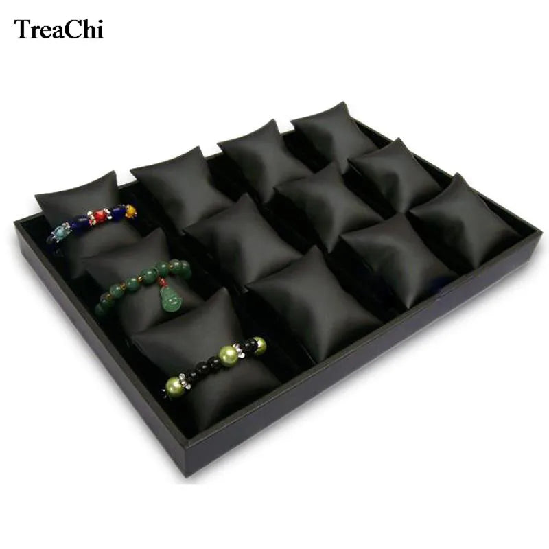 Présentoir Montre 12 Grilles Coussin Velours