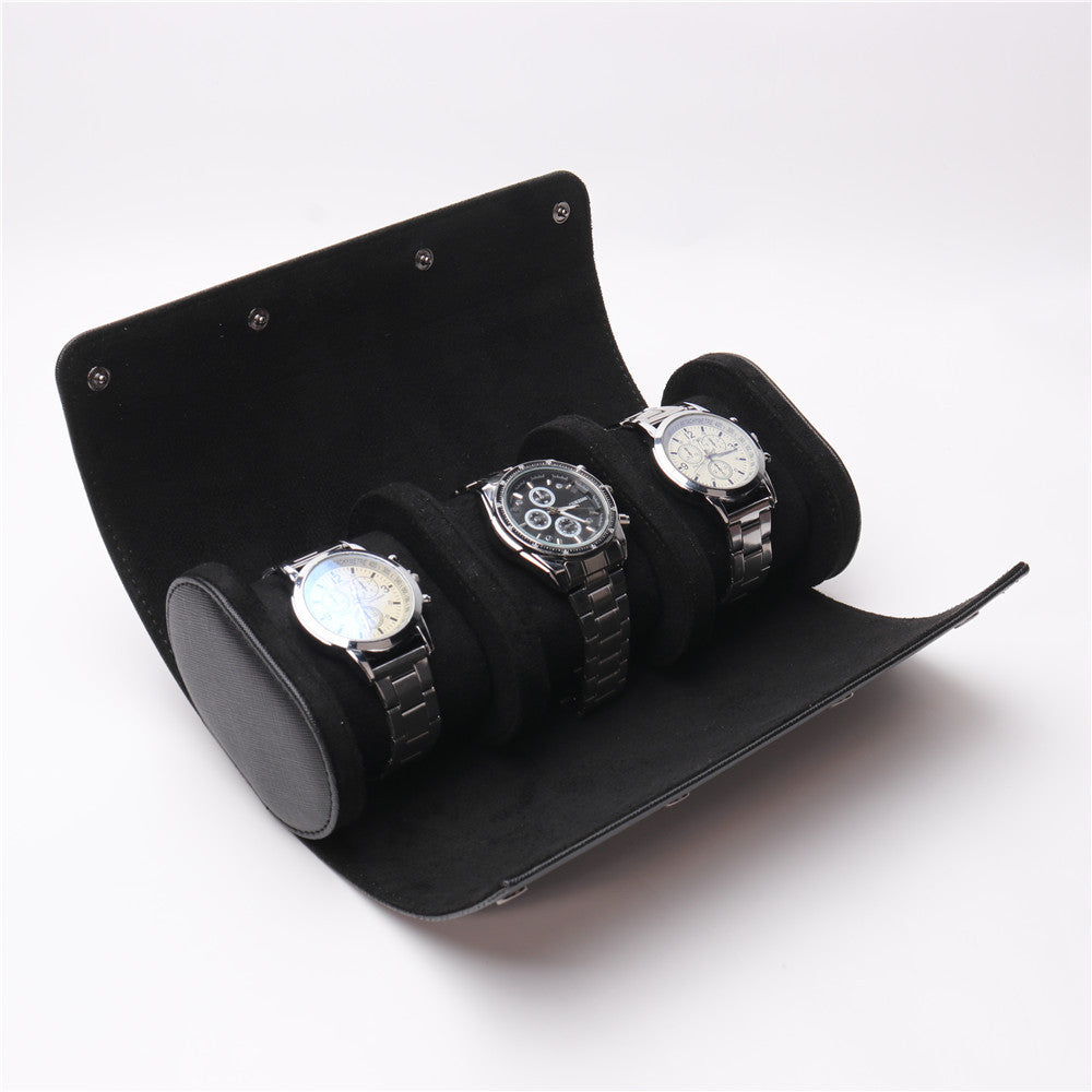 Étui Montre Cuir 3 Places Nomade Trio