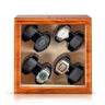 Remontoir Montre Bois Vertical 8 Places Beige