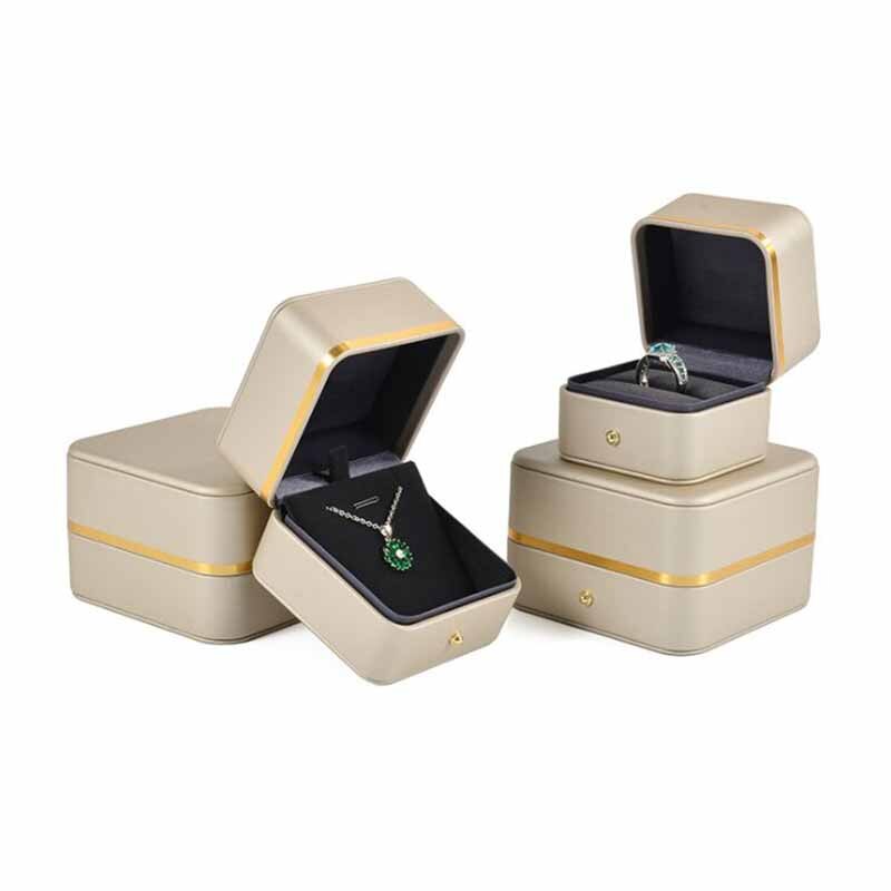 Boîte Bijoux Velours Luxe Coffret Bague Collier