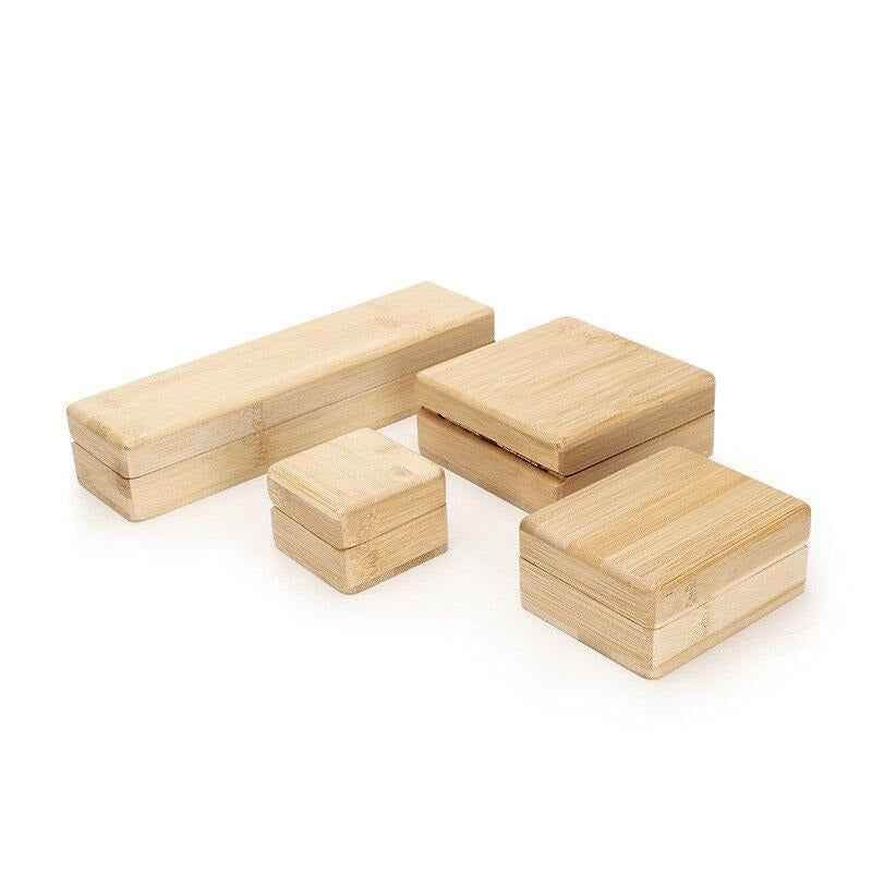 Boîte Bijoux Bois Compact Rangement Voyage