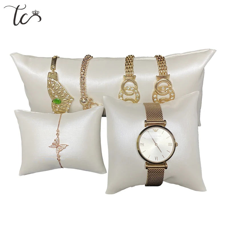 Coussin Montre Cuir PU Multi-Tailles Couleurs