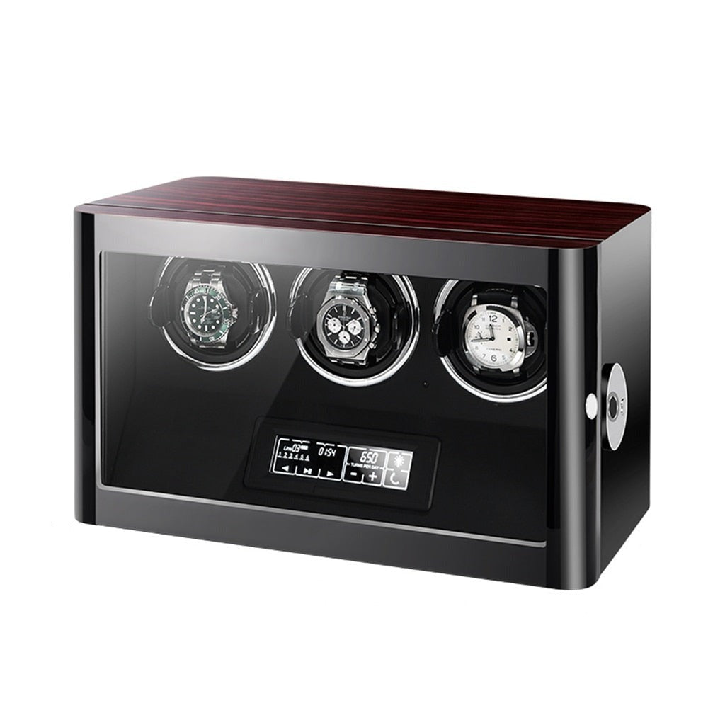 Remontoir Montre Bois Redwood 3 Slots Empreinte