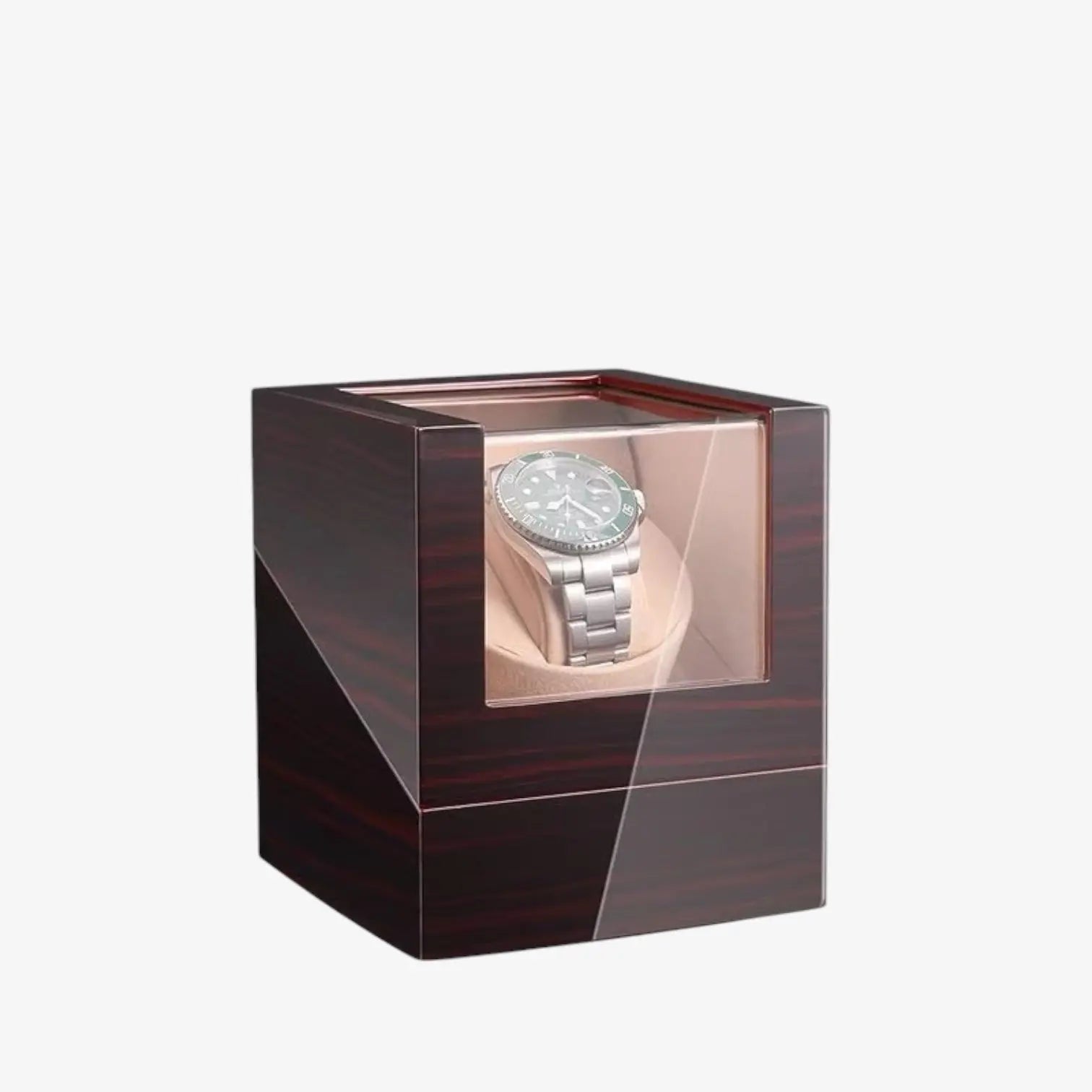 Remontoir Montre Bois Massif Luxe Silencieux