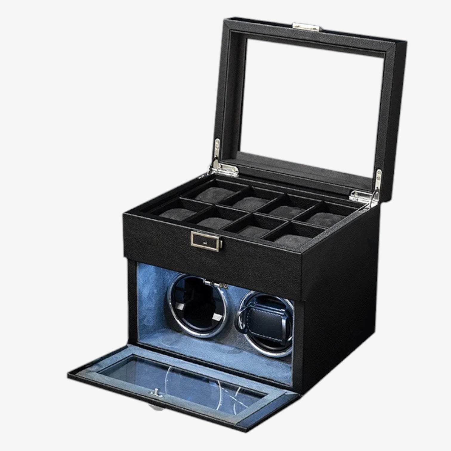 Remontoir 10 Montres Luxe LED Vitrine