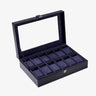 Coffret Montres Cuir Bleu 6 10 12 Places