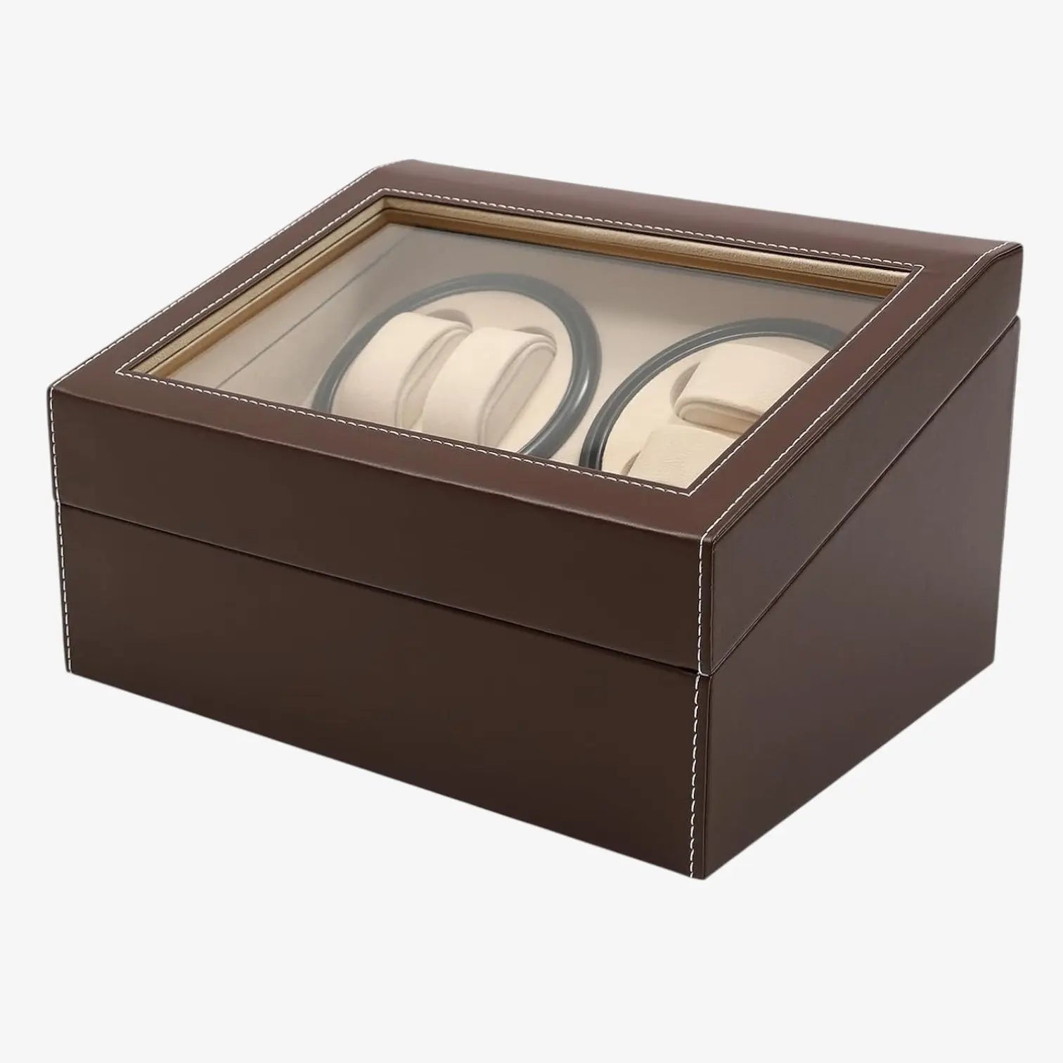 Coffre Fort Montre Cuir Signature 10 Places Velours