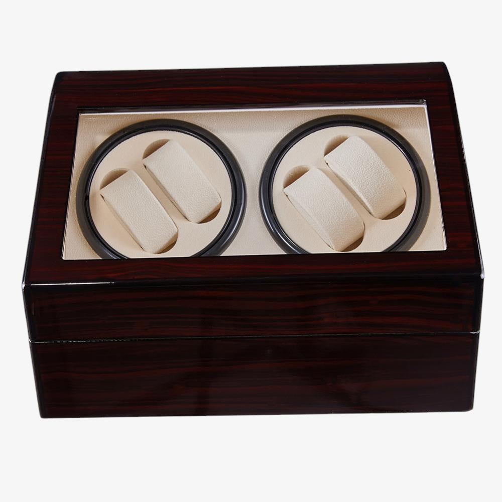 Remontoir 4 Montres Bois Luxe Automatique