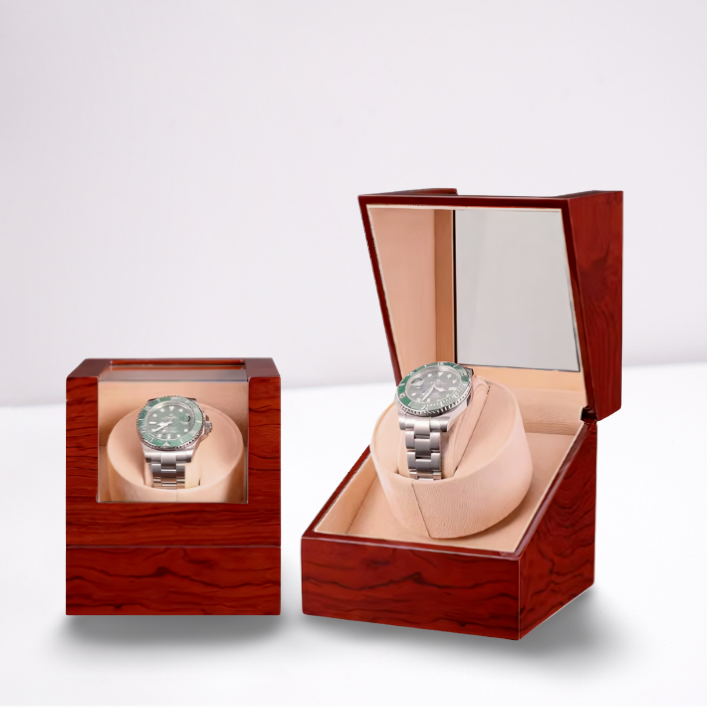 Remontoir Bois Simple Montre Automatique Élégance