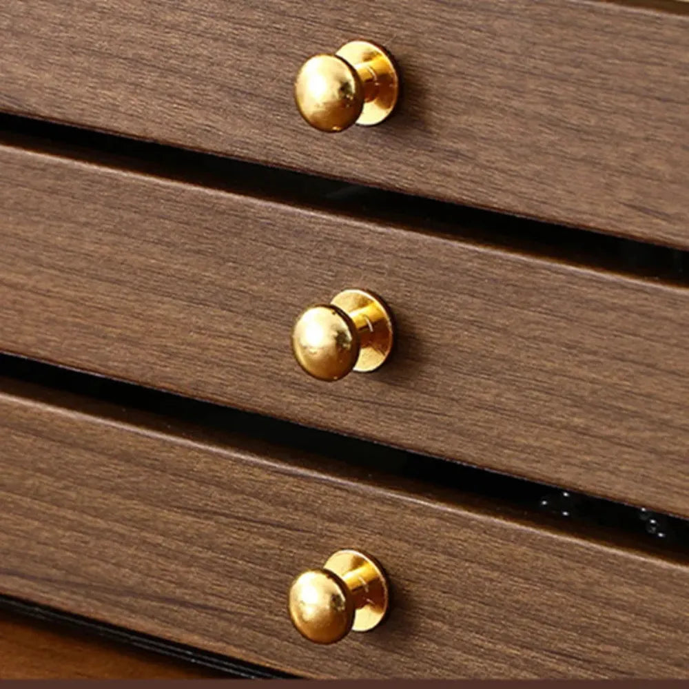 Petite Boîte Bijoux Bois Transparent Tiroirs