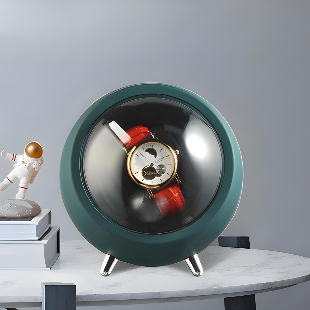 Remontoir Montre Sphère Cosmique Design Futuriste