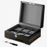 Coffret Montres Bois 6 Places Velours
