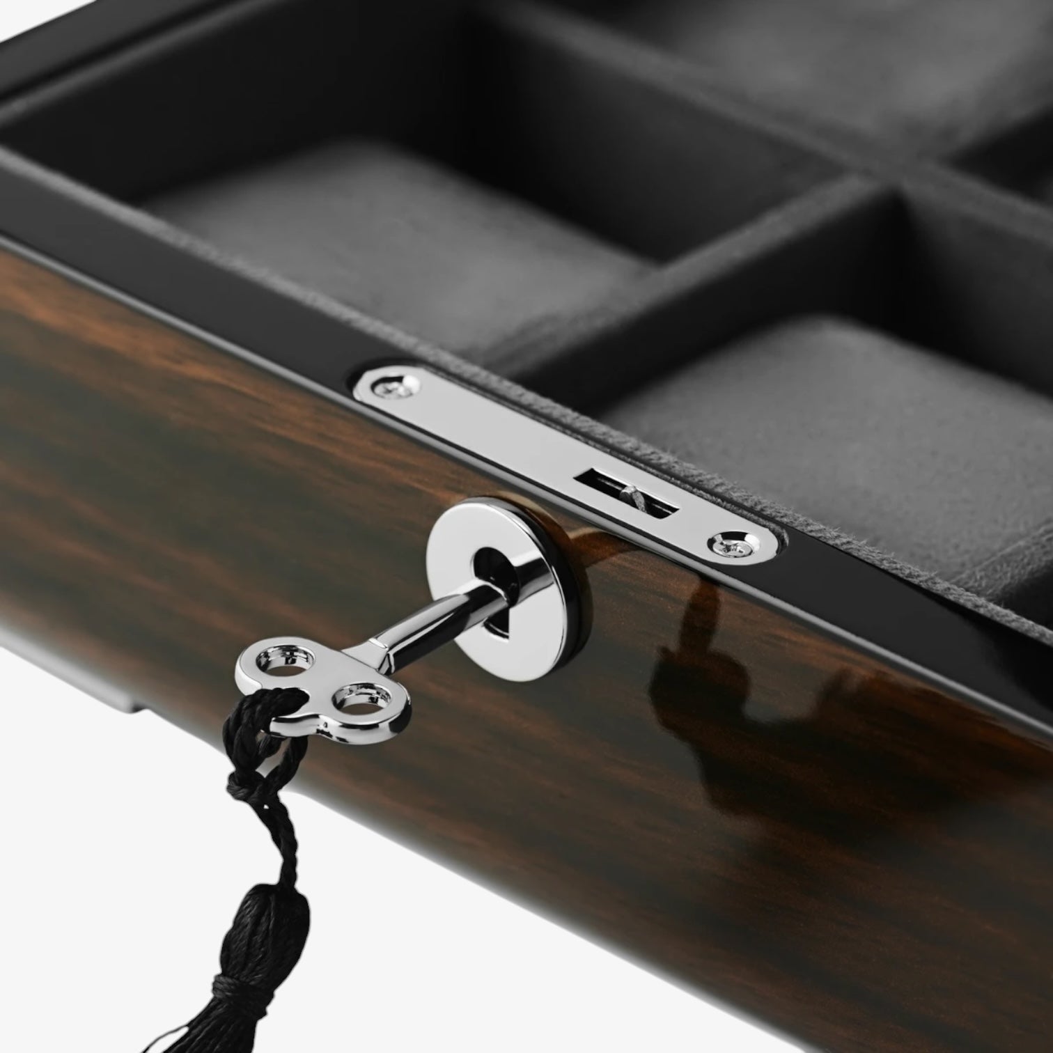 Coffret Montres Bois 6 Places Velours