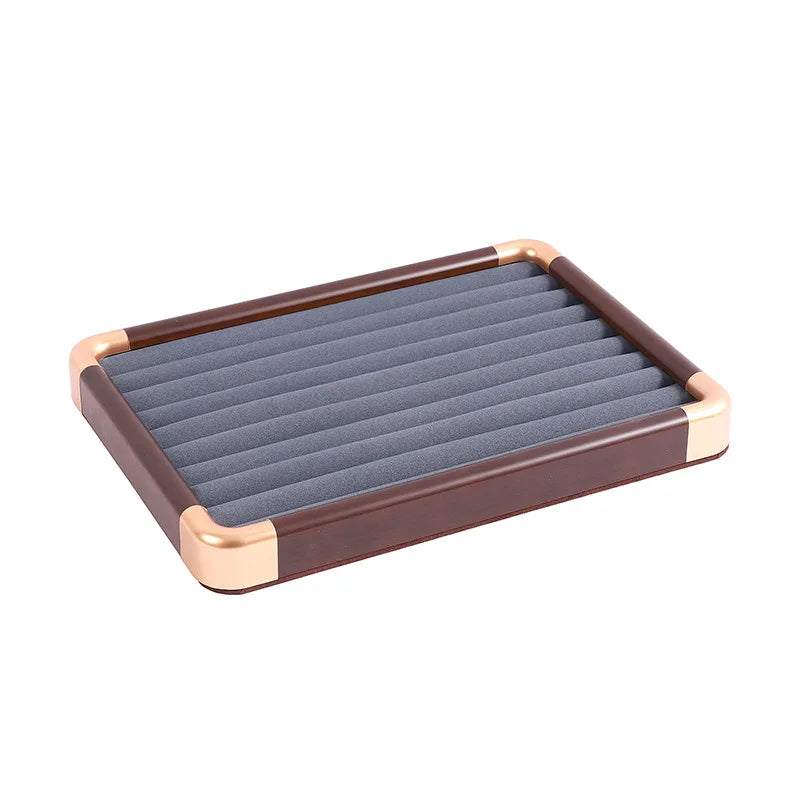 Plateau Bijoux Bois Noyer Multicolore Mixte