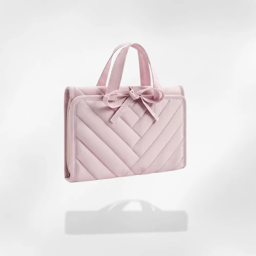 Mallette Bijoux Voyage Matelassée Cuir Noire
