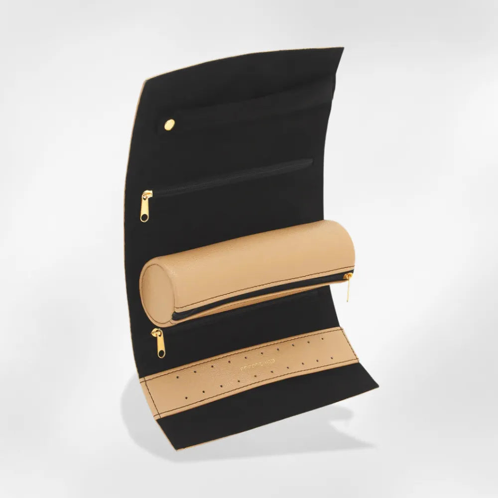 Pochette Bijoux Cuir Premium Voyage Colliers