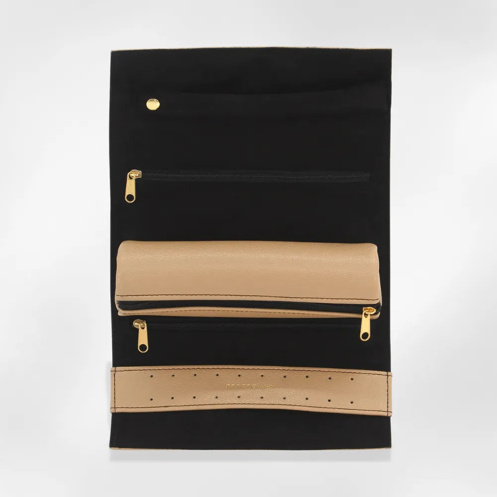 Pochette Bijoux Cuir Premium Voyage Colliers