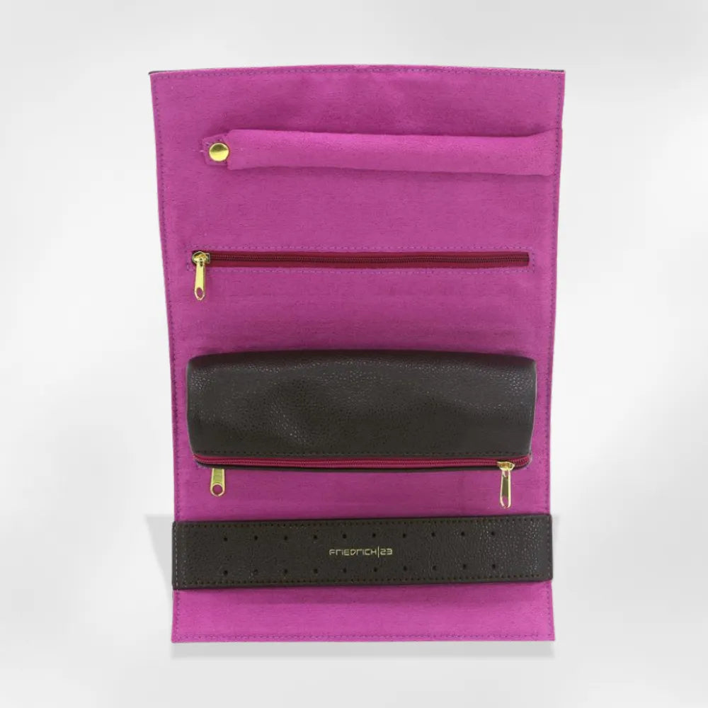 Pochette Bijoux Cuir Premium Voyage Colliers