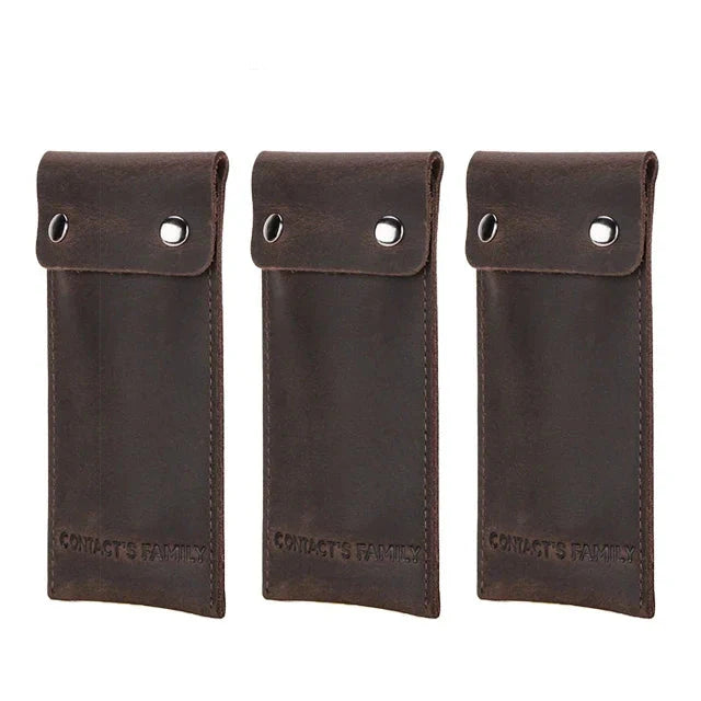 Étui Montres Cuir Crazy Horse Lot 3 à 10 Pièces