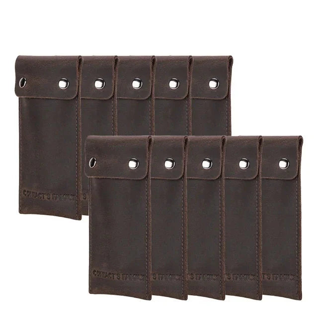 Étui Montres Cuir Crazy Horse Lot 3 à 10 Pièces