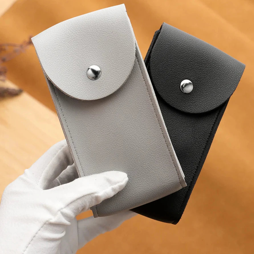 Étui Montre Cuir Pochette Anti-Poussière Voyage