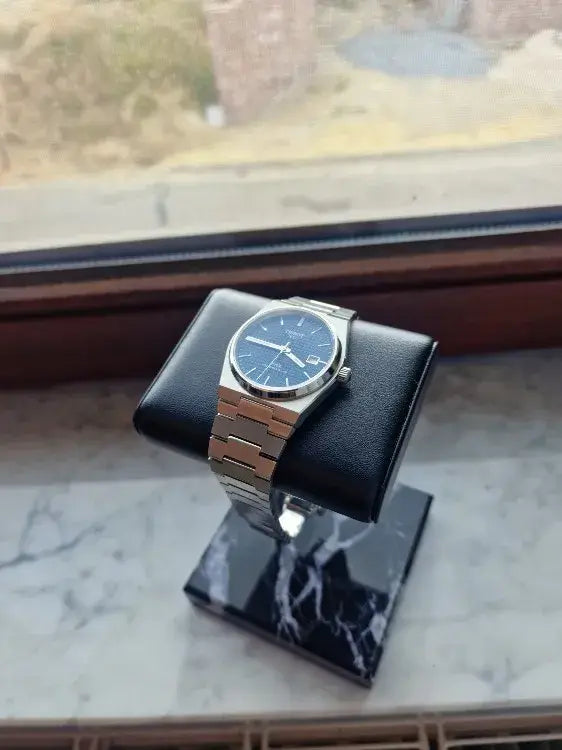 Porte Montre Marbre Noir Vitrine Luxe