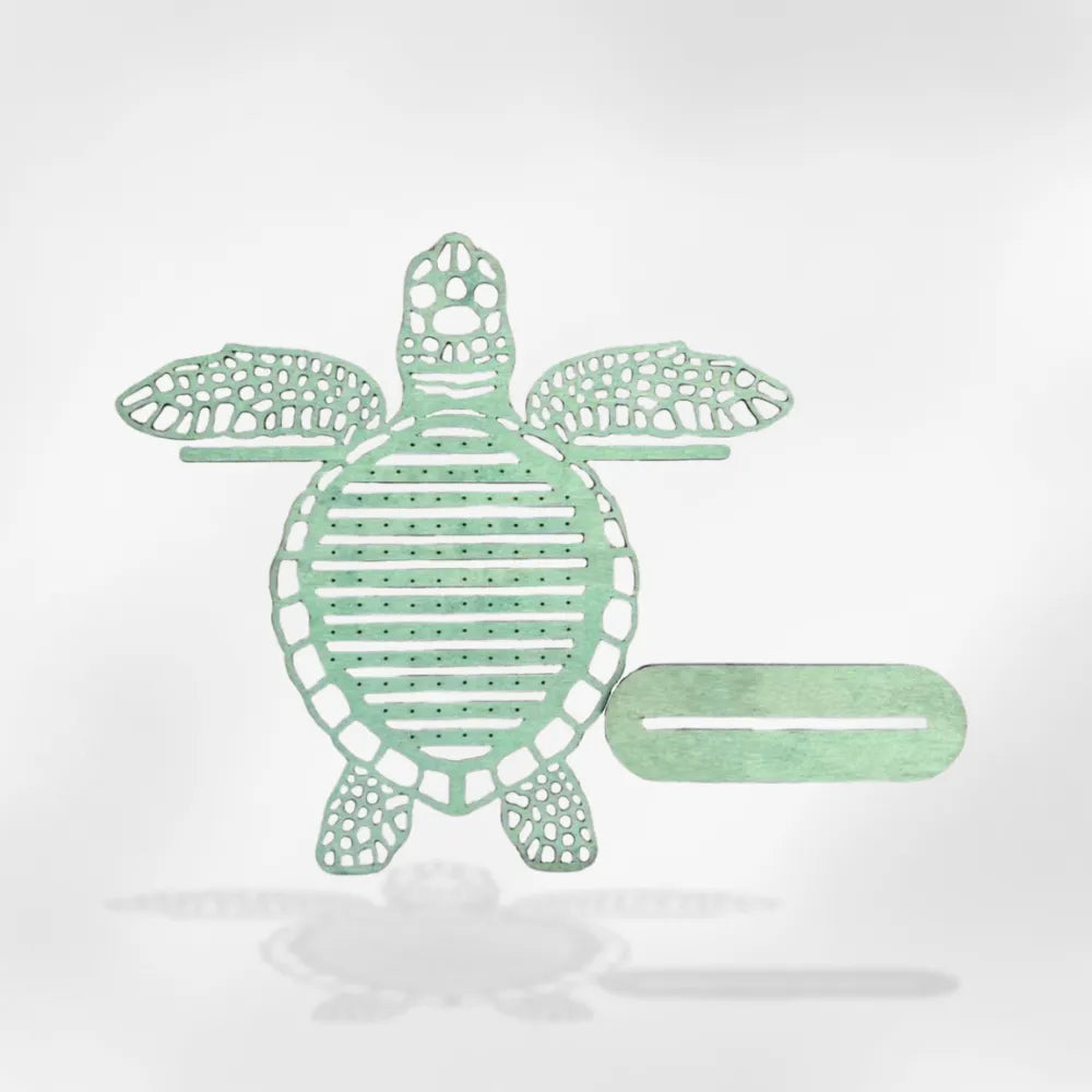 Porte Bijoux Bois Tortue Support Organisateur
