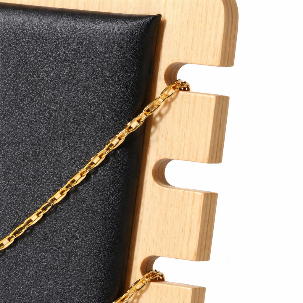 Porte Collier Bois Bambou Vitrine Détachable
