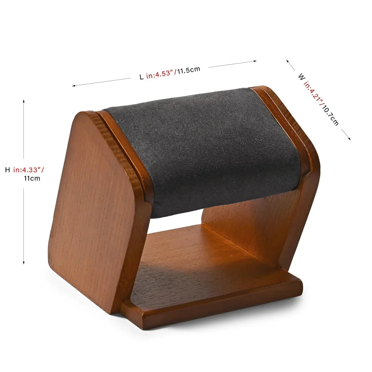 Présentoir Montre Bois Massif Amovible Élégant