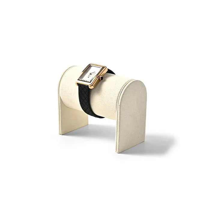 Présentoir Montre Microfibre Anti-Chocs Compact