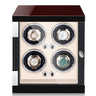 Coffre Fort Montre Bois Crème 4 Remontoirs Mabuchi